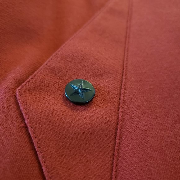 Thierry Mugler 1980s Crimson Wool Coat Dress - Picture 9 of 12